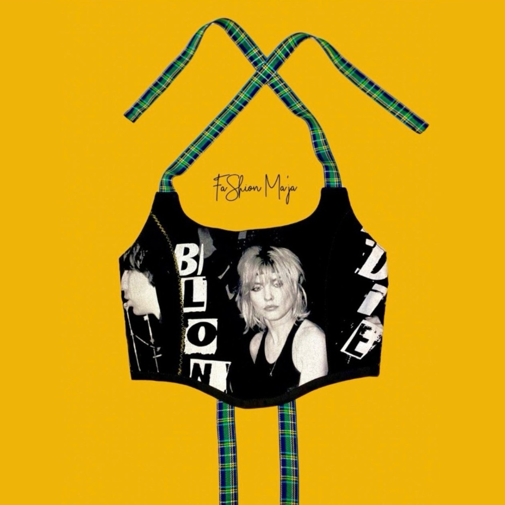 1 of 1 handmade Blondie Corset Top